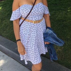 Leith Cold Shoulder Dress